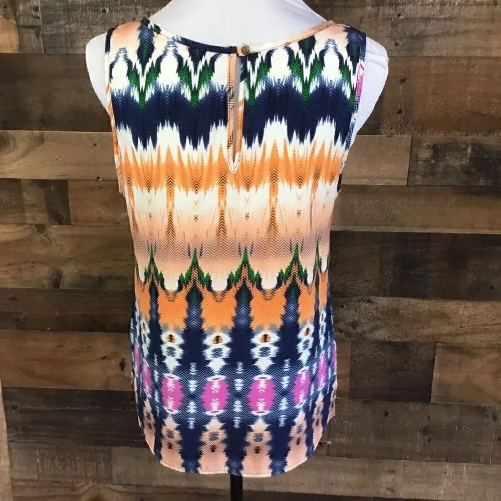 Whimsy Tank Top Multi Colored Print Medium - Picture 9 of 10